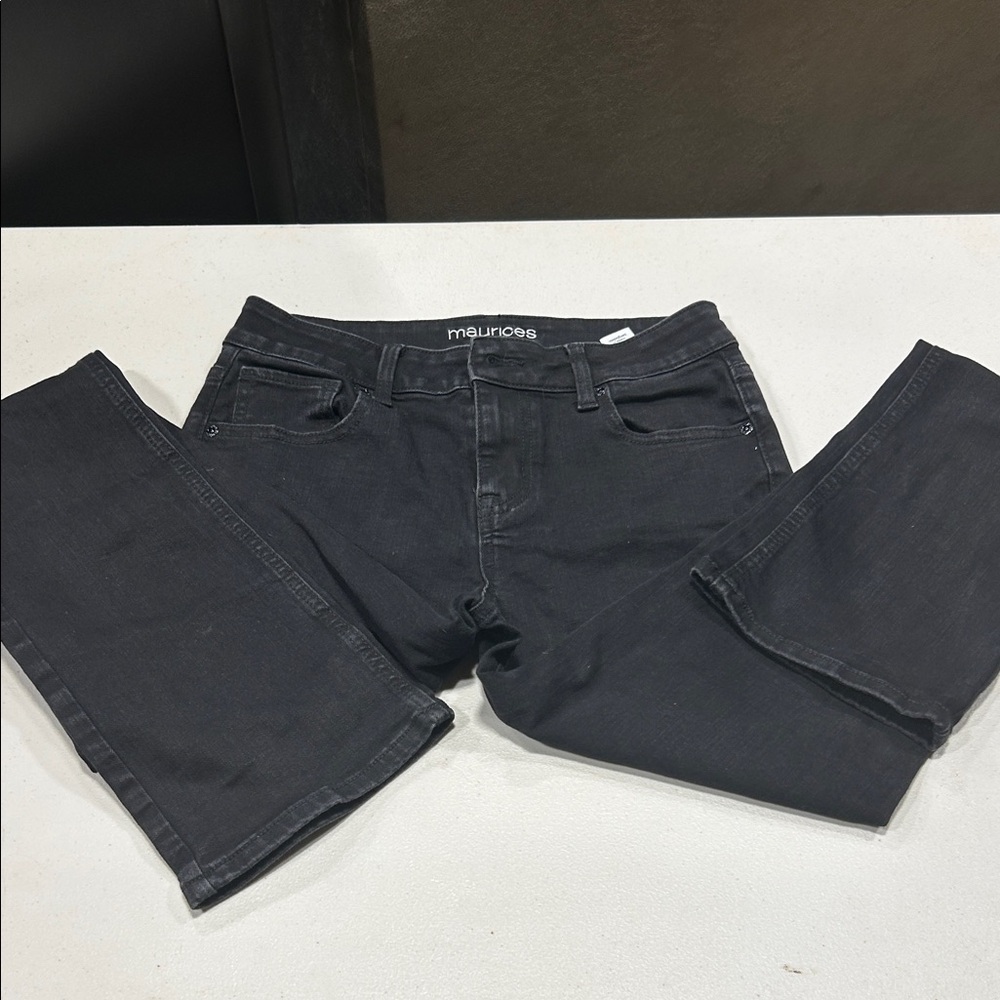 Maurices Men's Dark Gray Straight Jeans
